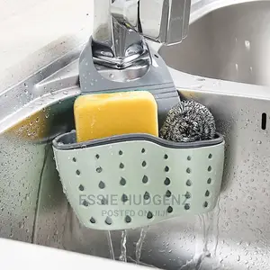 Sink Shelf Soap Sponge Drain Rack