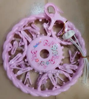 Fashion Round Plastic Hanger With Pegs - 24 Clip