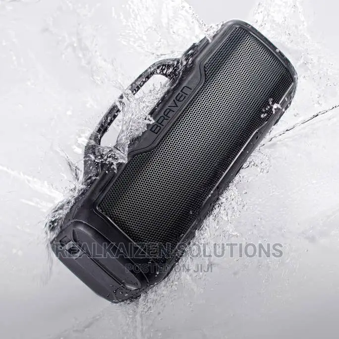 BRAVEN Rugged Waterproof 16 Hours Playtime Bluetooth Speaker