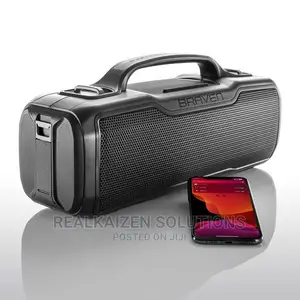 BRAVEN Rugged Waterproof 16 Hours Playtime Bluetooth Speaker