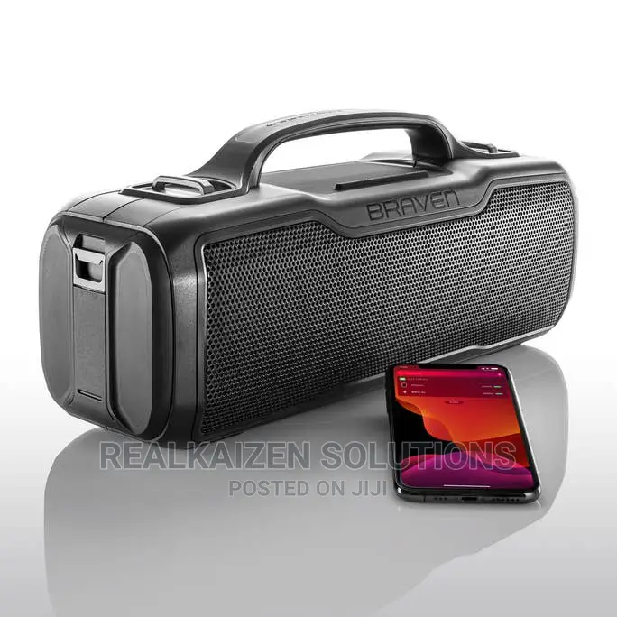 BRAVEN Rugged Waterproof 16 Hours Playtime Bluetooth Speaker