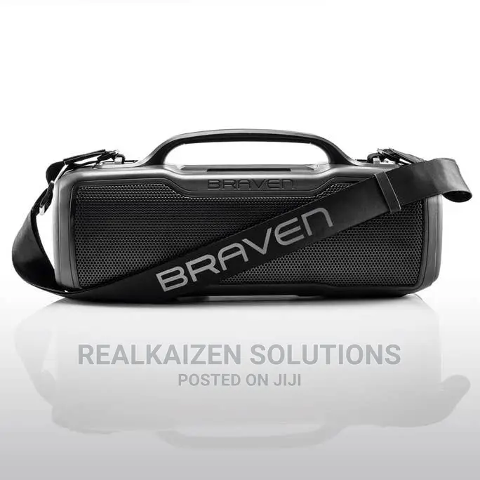BRAVEN Rugged Waterproof 16 Hours Playtime Bluetooth Speaker