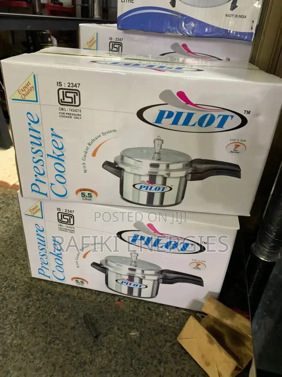Pilot Pressure Cooker (5L 7L)