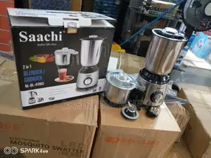 Saachi 2 in 1 Metallic Blender