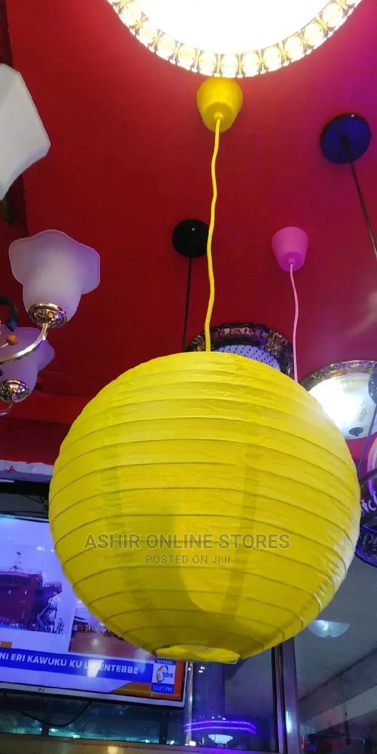 Yellow Pendant Light
