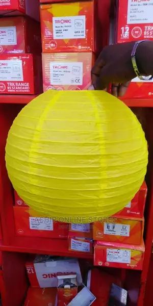 Yellow Pendant Light