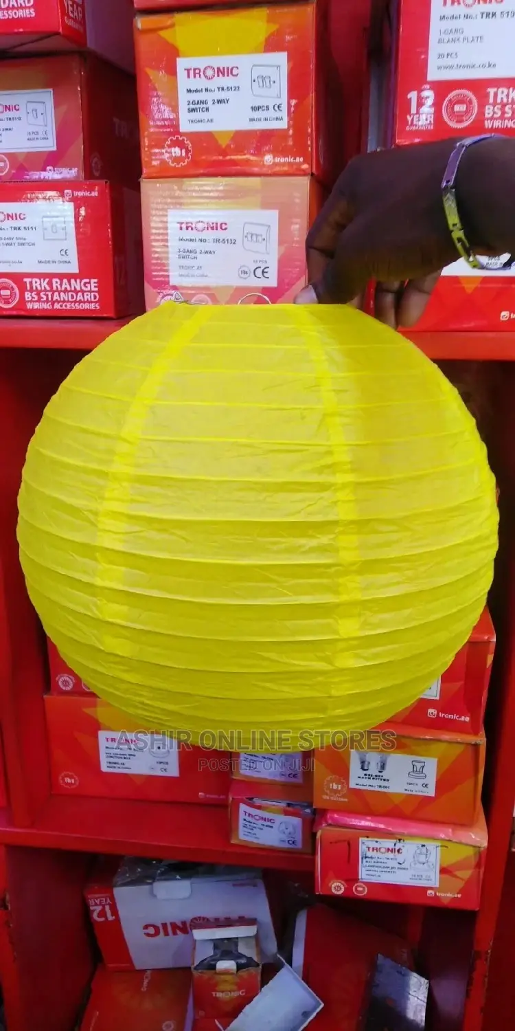 Yellow Pendant Light