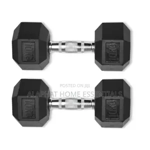 10kg Hexagonal Dumbbells