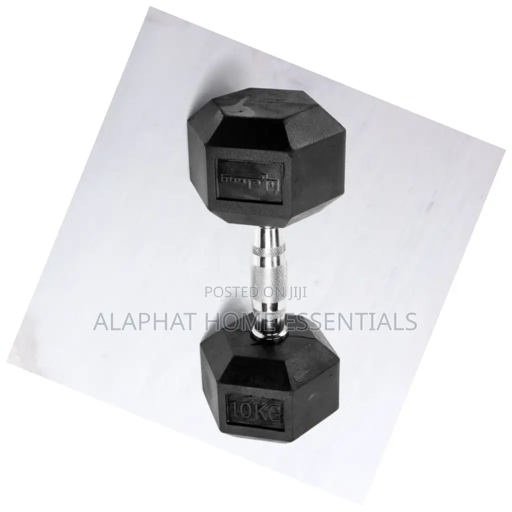 10kg Hexagonal Dumbbells