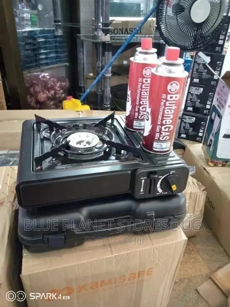 Portable Single Gas Stove + Butane Gas Cylinder [Full Set]