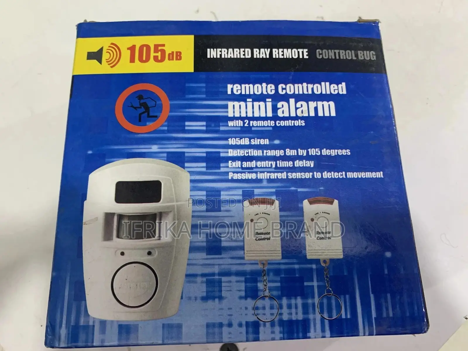 PIR Motion Detector and Sensor Mini Alarm System