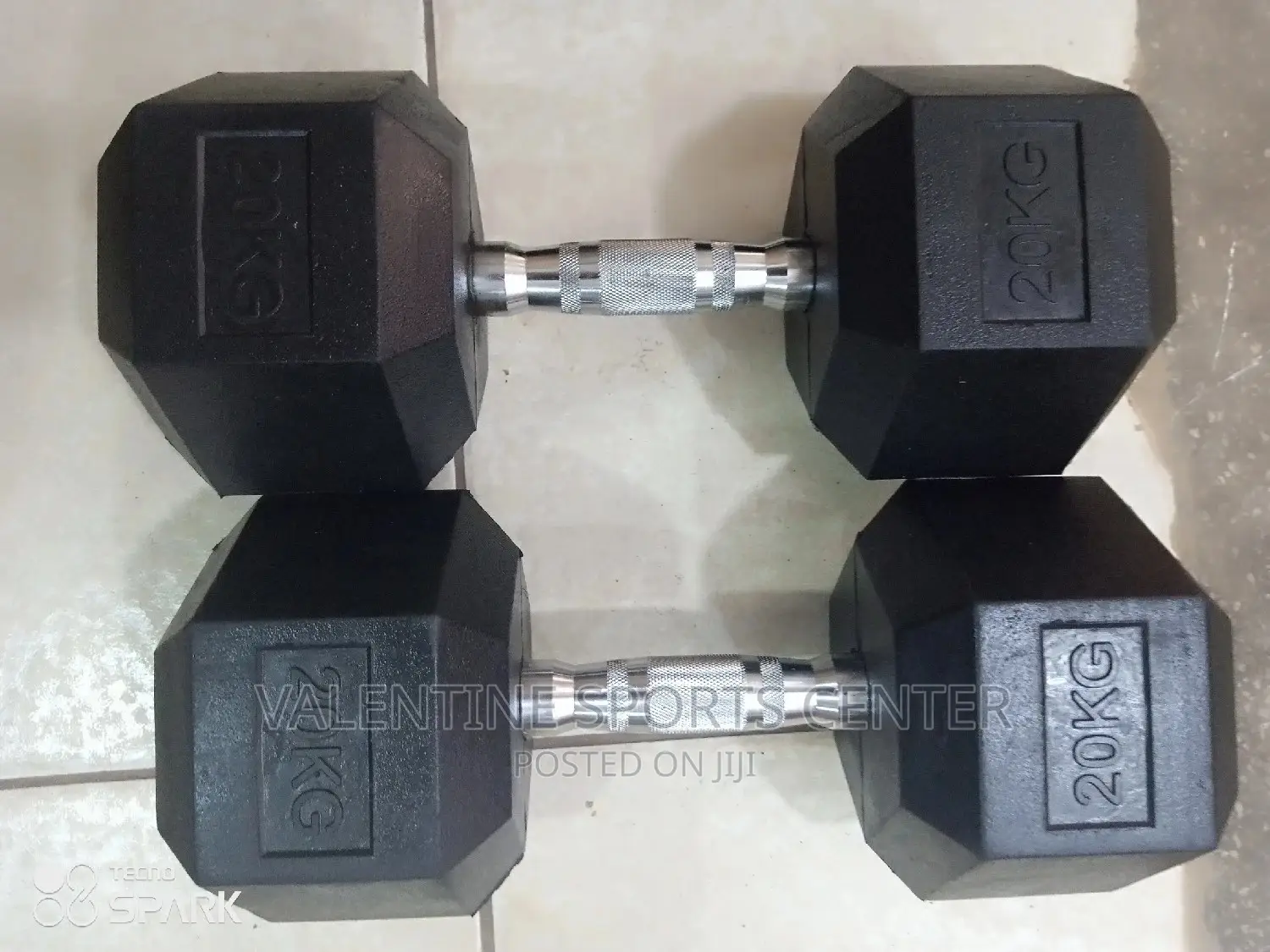 20kg Dumbbell Back