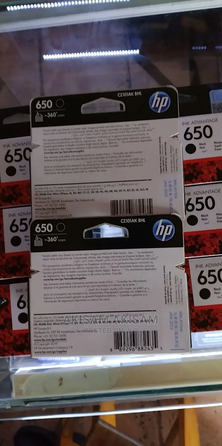 Hp 650 Ink Cartridges