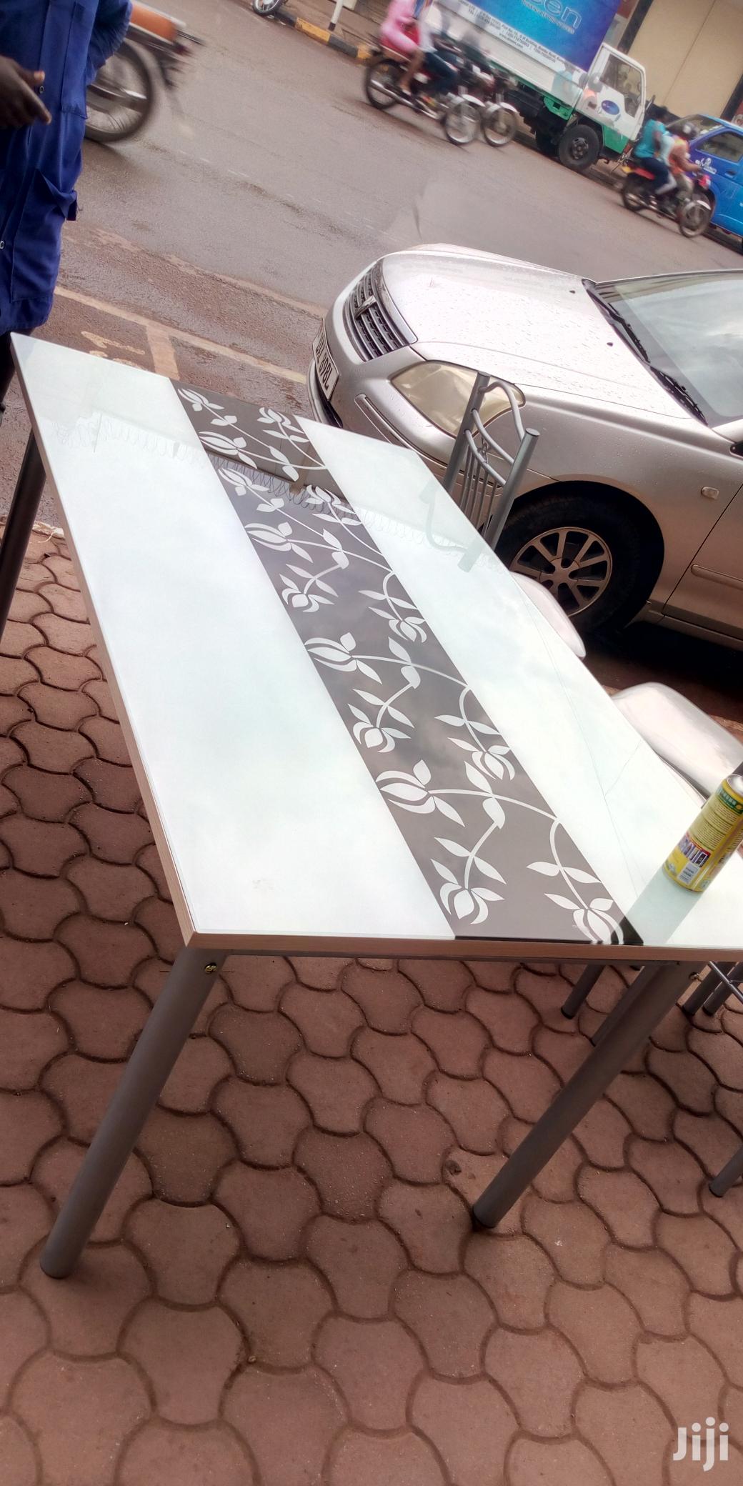 White Dinner Table