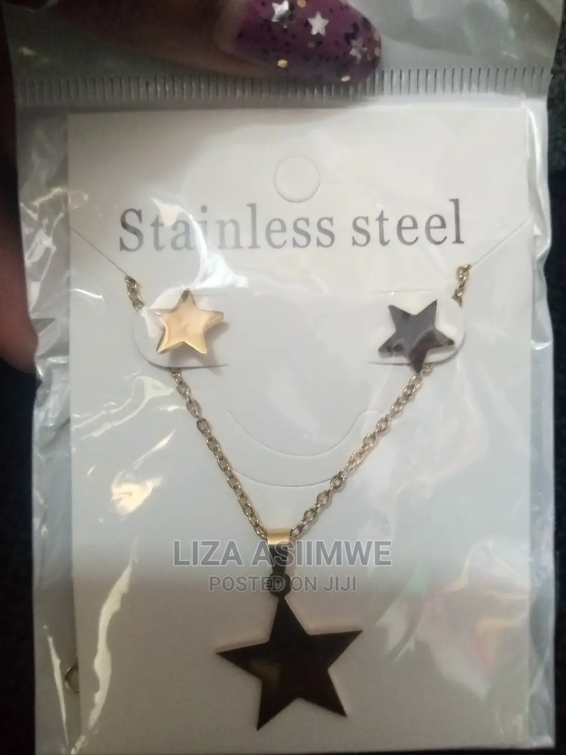Women's Quality and Unique Star Stainless Steel Necklace