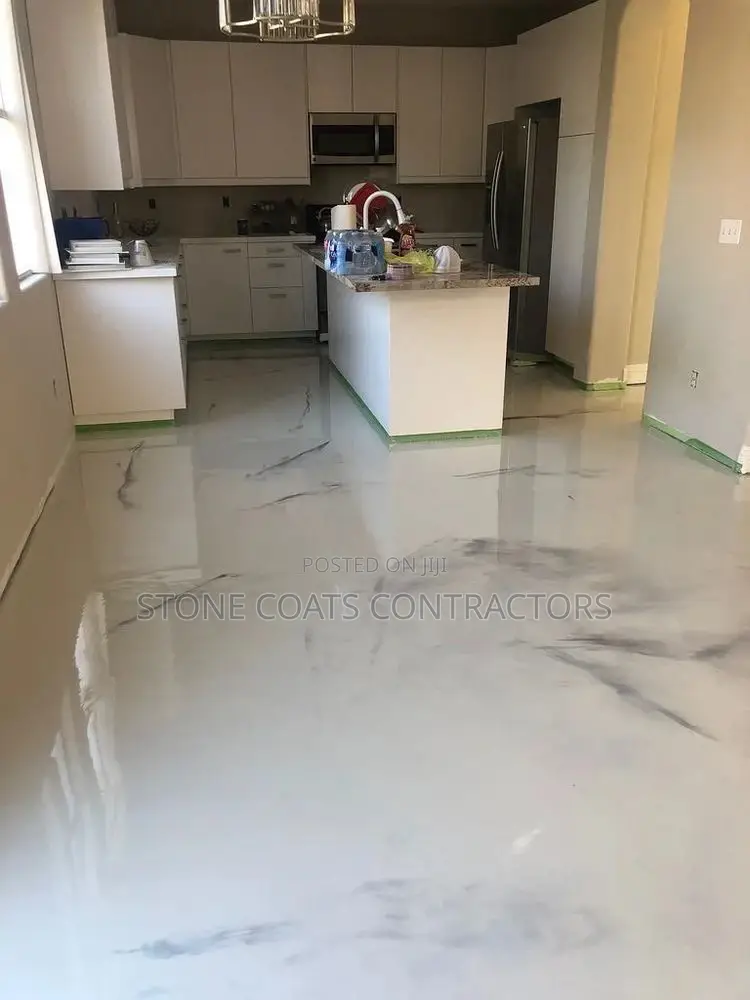 Epoxy Marble Flooring and Countertops