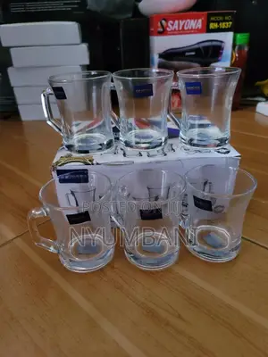 Glass Tea Cups 6pcs