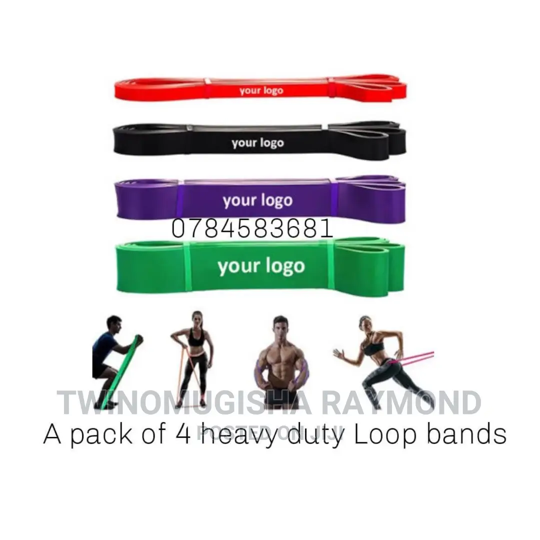 4 Pc Heavy Duty Resistant Bands