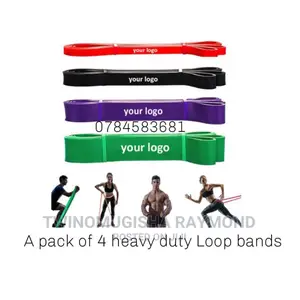 4 Pc Heavy Duty Resistant Bands