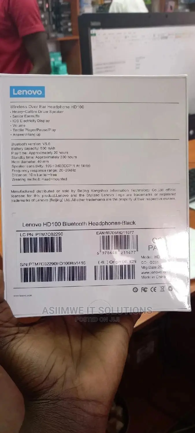 Lenovo Headphone Hd100