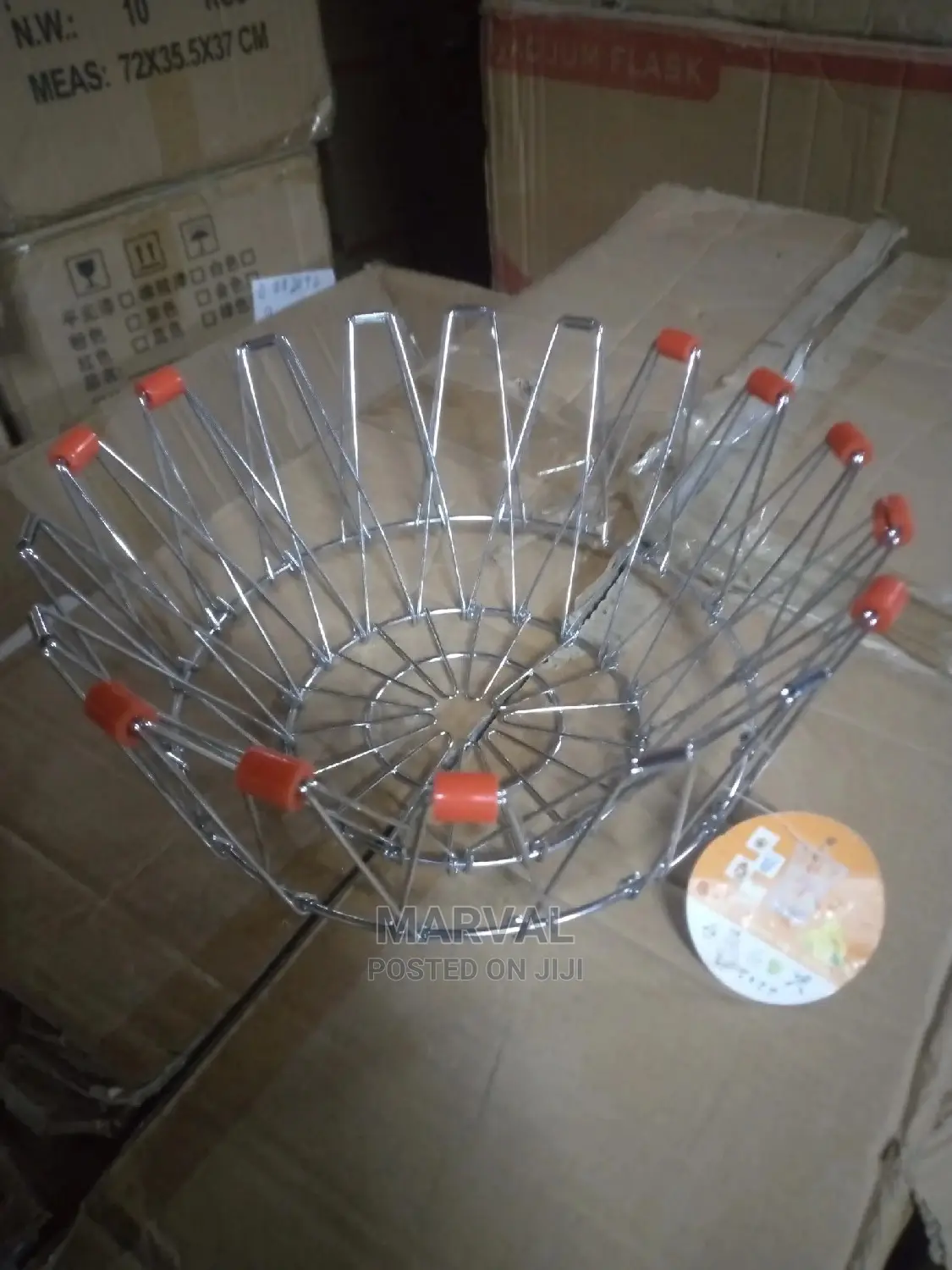 Flexible Stainless Steel Wire Fruit Basket