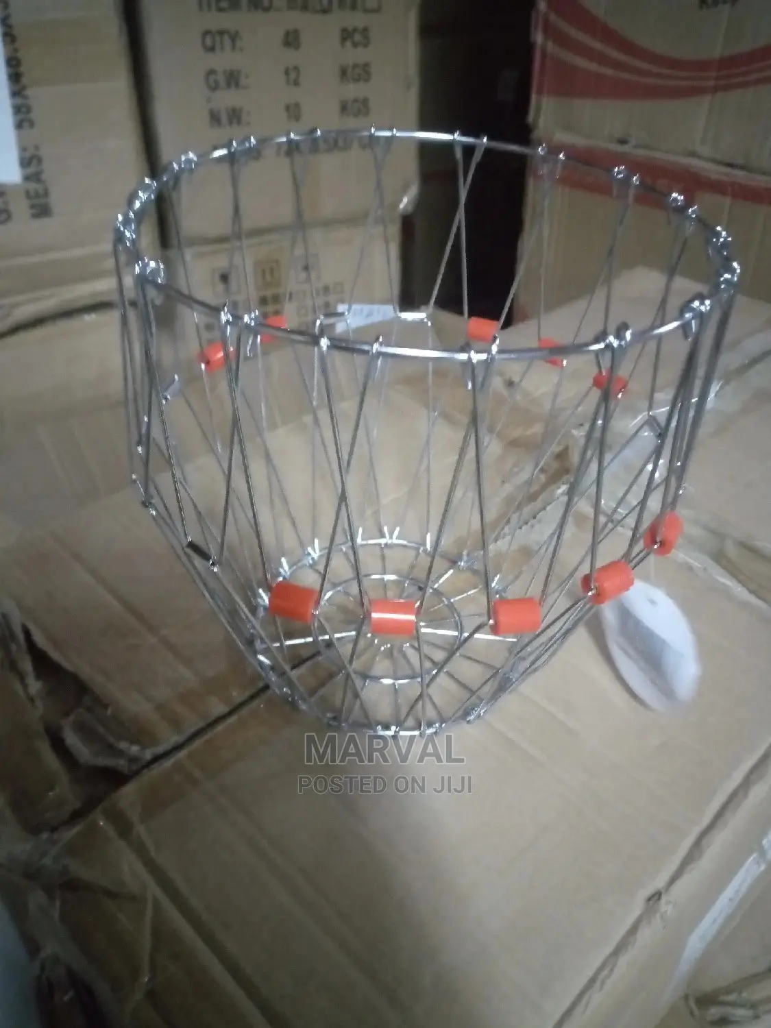 Flexible Stainless Steel Wire Fruit Basket