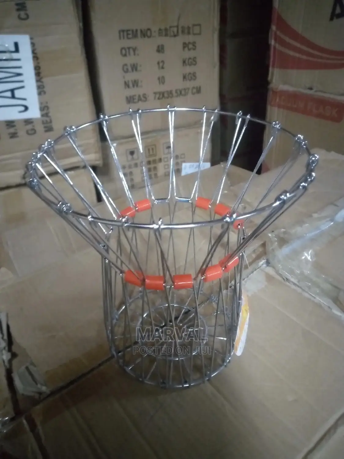 Flexible Stainless Steel Wire Fruit Basket