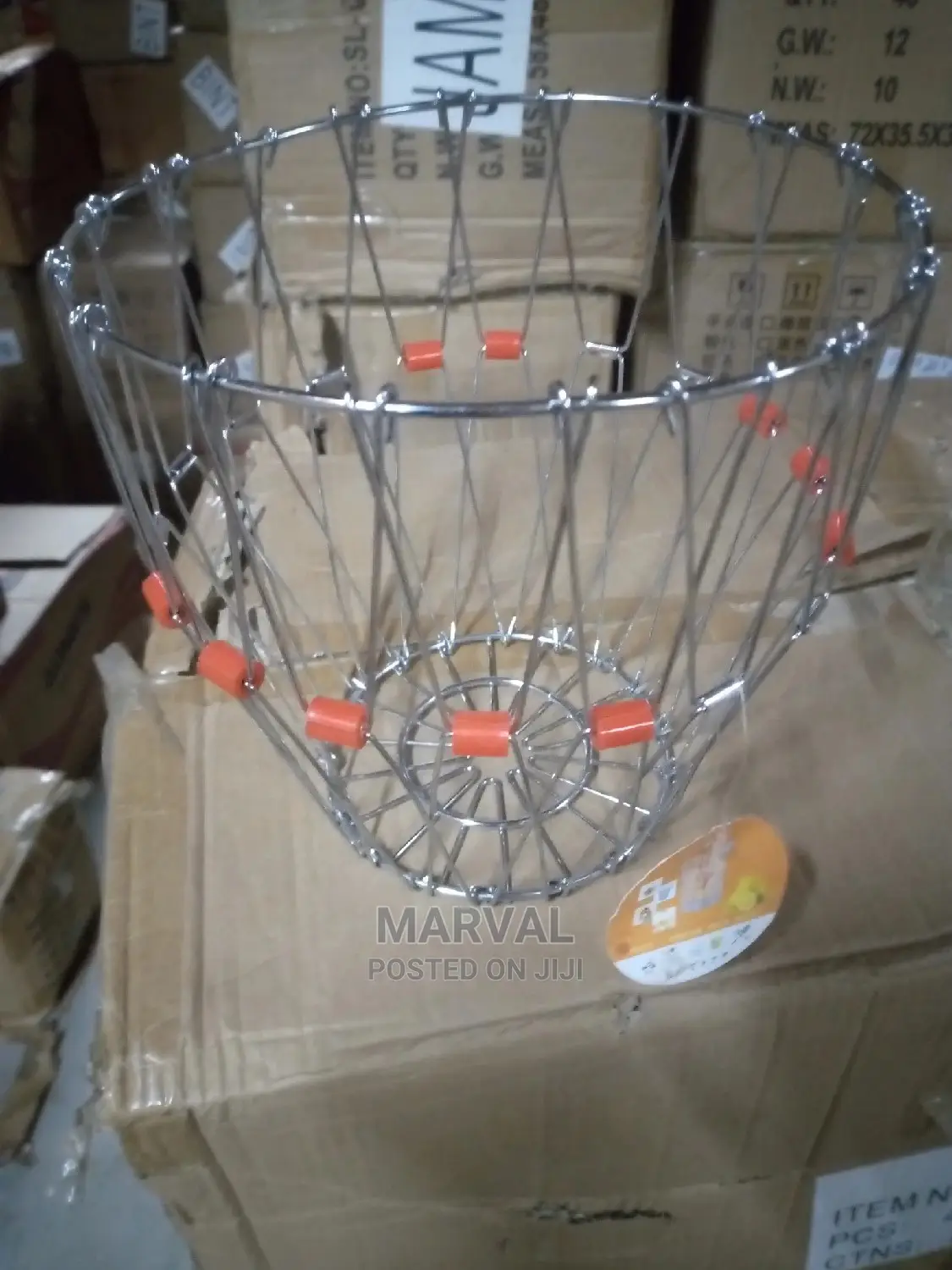 Flexible Stainless Steel Wire Fruit Basket