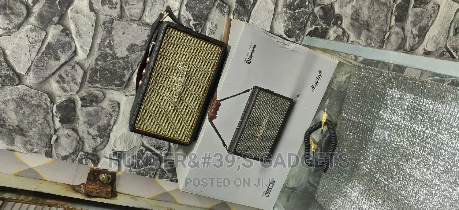 Marshall Kilburn Bluetooth Portable Rechargeable Speaker