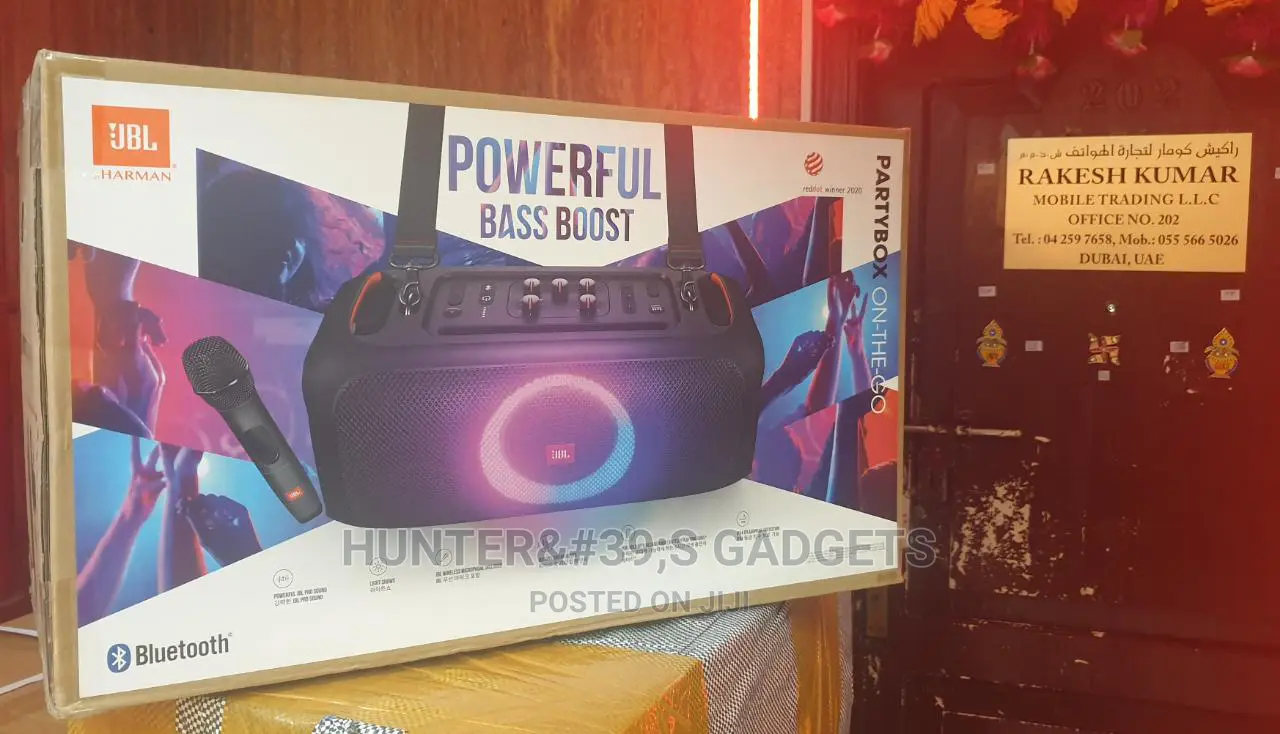 Jbl Party Box on the Go Bluetooth Rechargeable Speaker