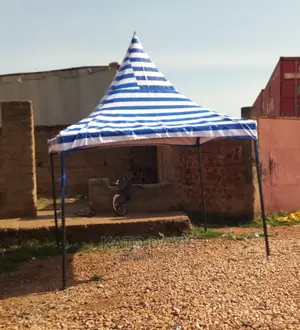 Blue White Tent