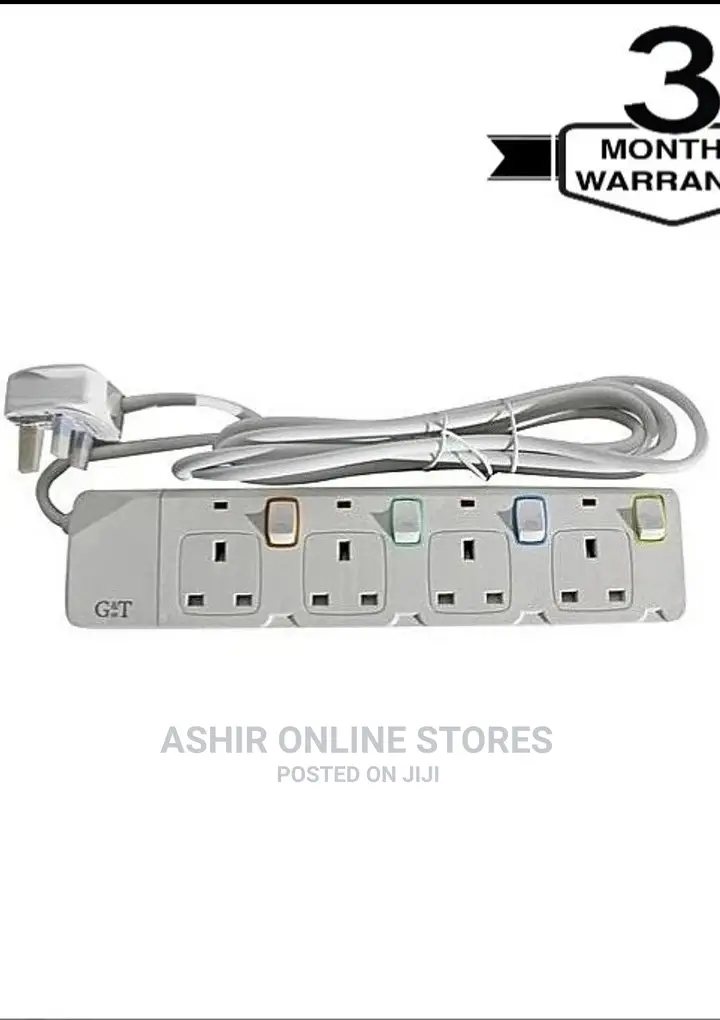 G T 4way Power Extension Socket