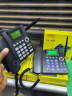 SQ LS 930 Dual Sim Deskphone Landlines, FM Radio, Recording