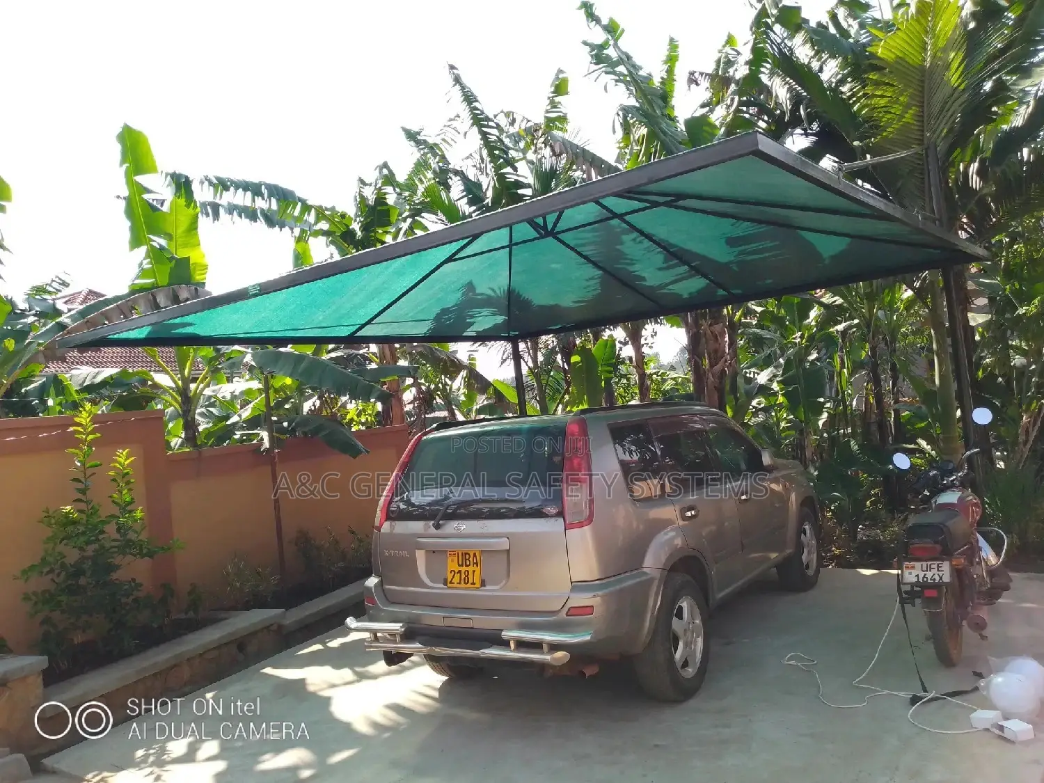 Single Car Shade Parking Canopy Water and Sun Proof 100%