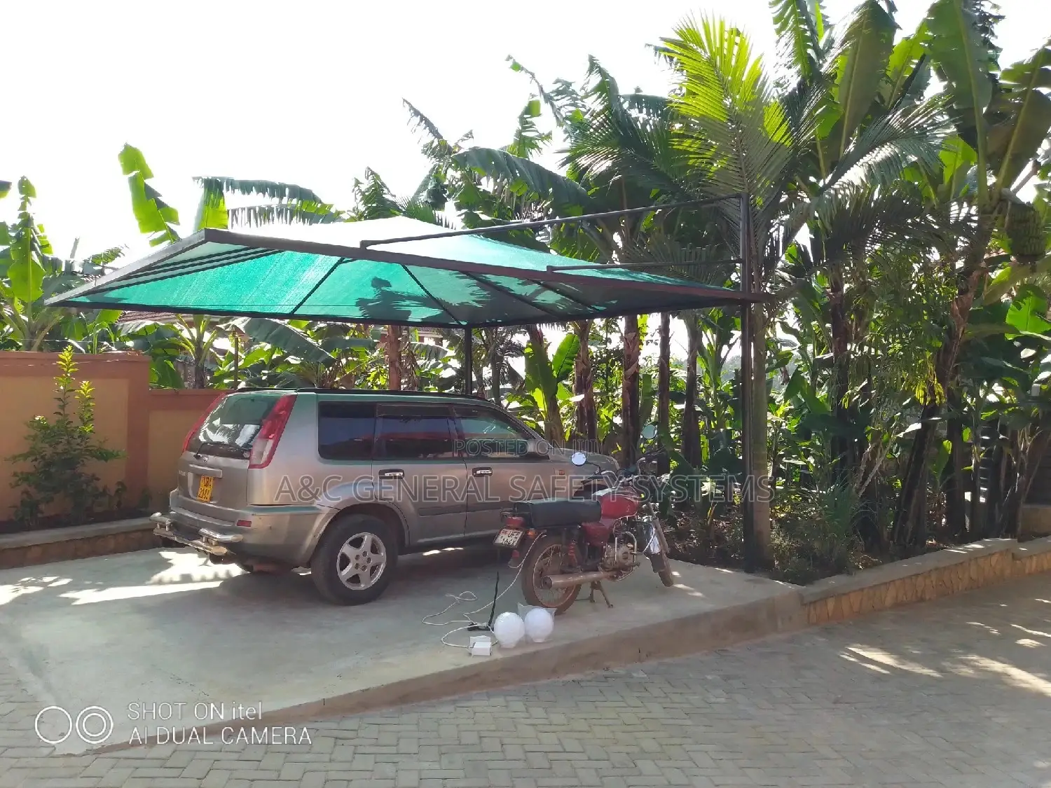 Single Car Shade Parking Canopy Water and Sun Proof 100%