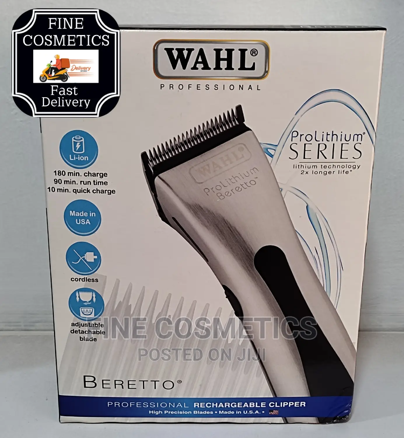 Wahl Pro Lithium Trimmer, Good for Barbers + Home Use Shaver