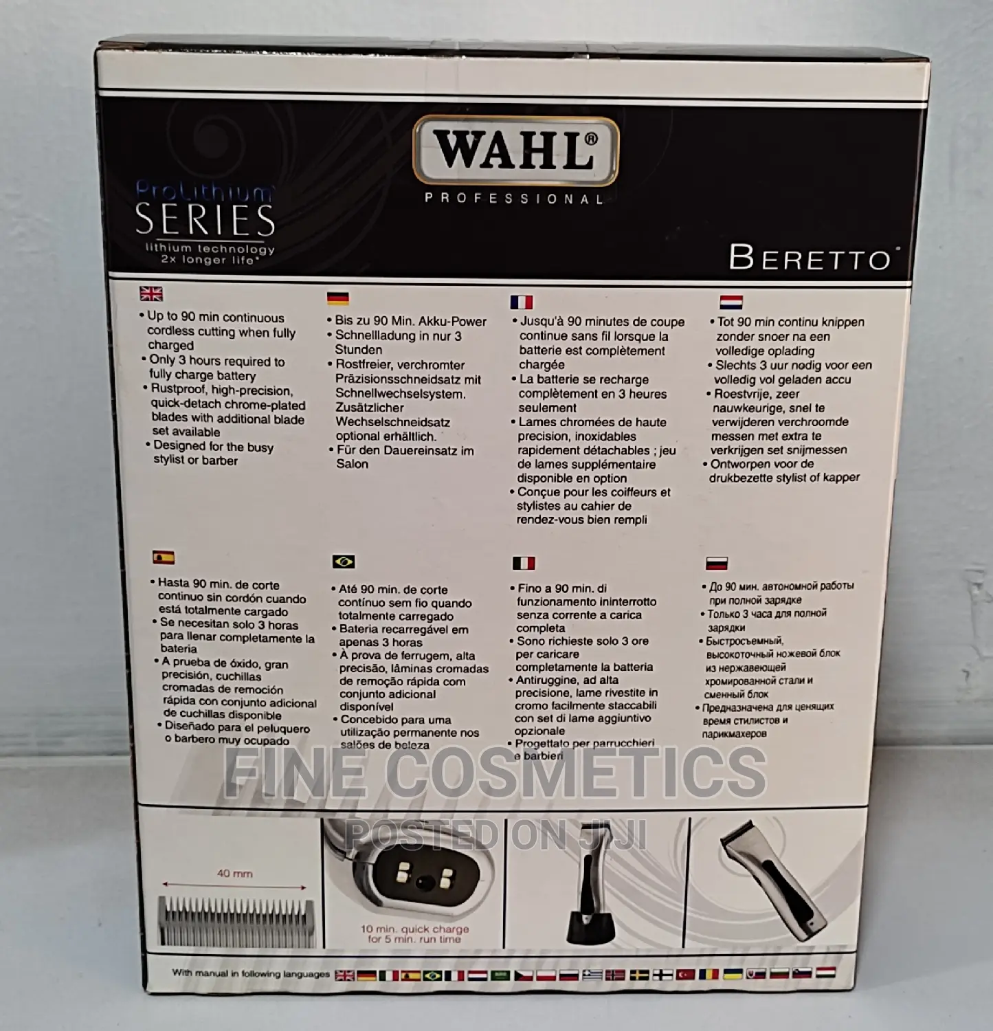 Wahl Pro Lithium Trimmer, Good for Barbers + Home Use Shaver