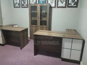 A Set of Filing Cabinet and 1 Office Desk
