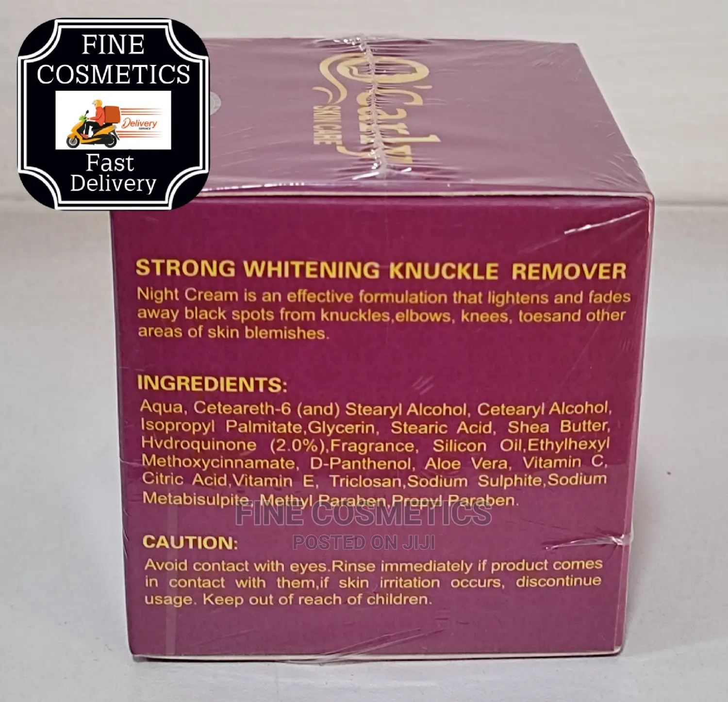 Ocarly Strong Whitening Knuckle Remover Peel Night Cream 30g