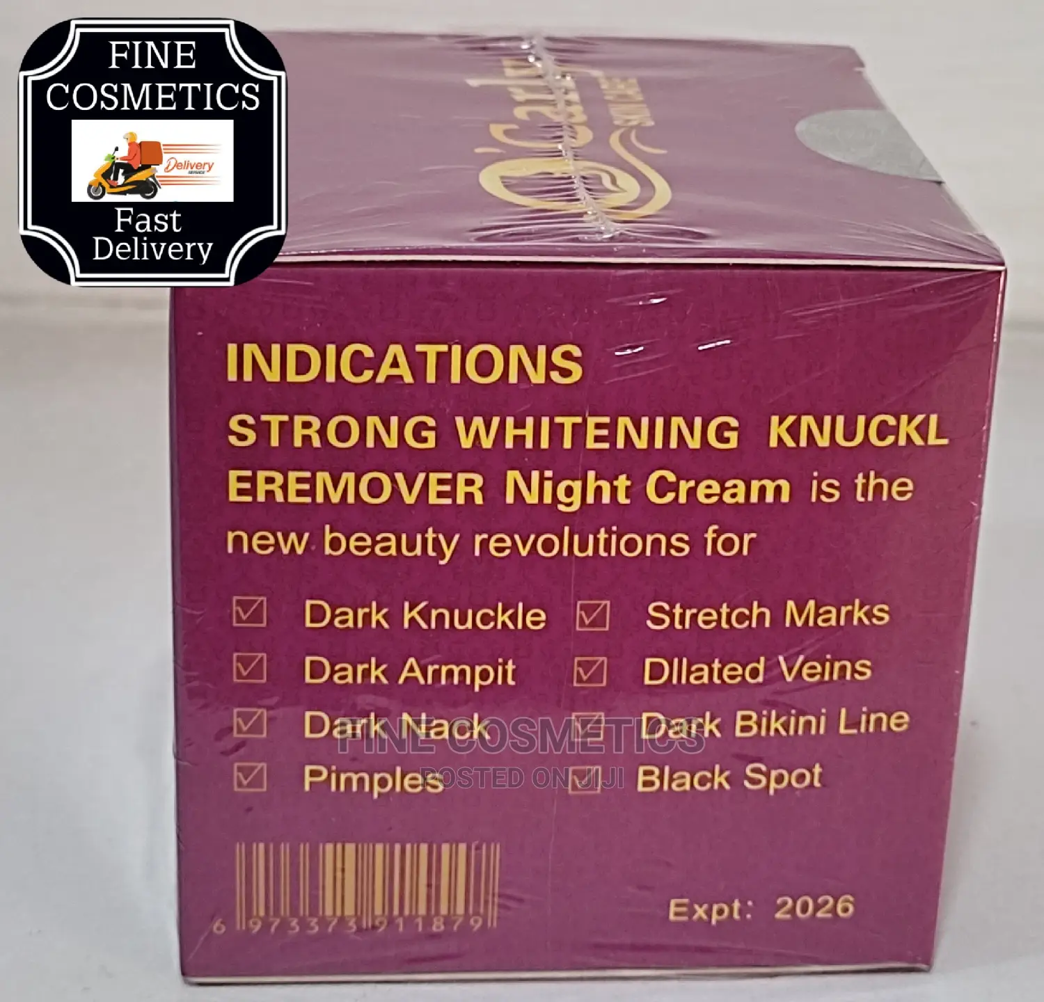 Ocarly Strong Whitening Knuckle Remover Peel Night Cream 30g