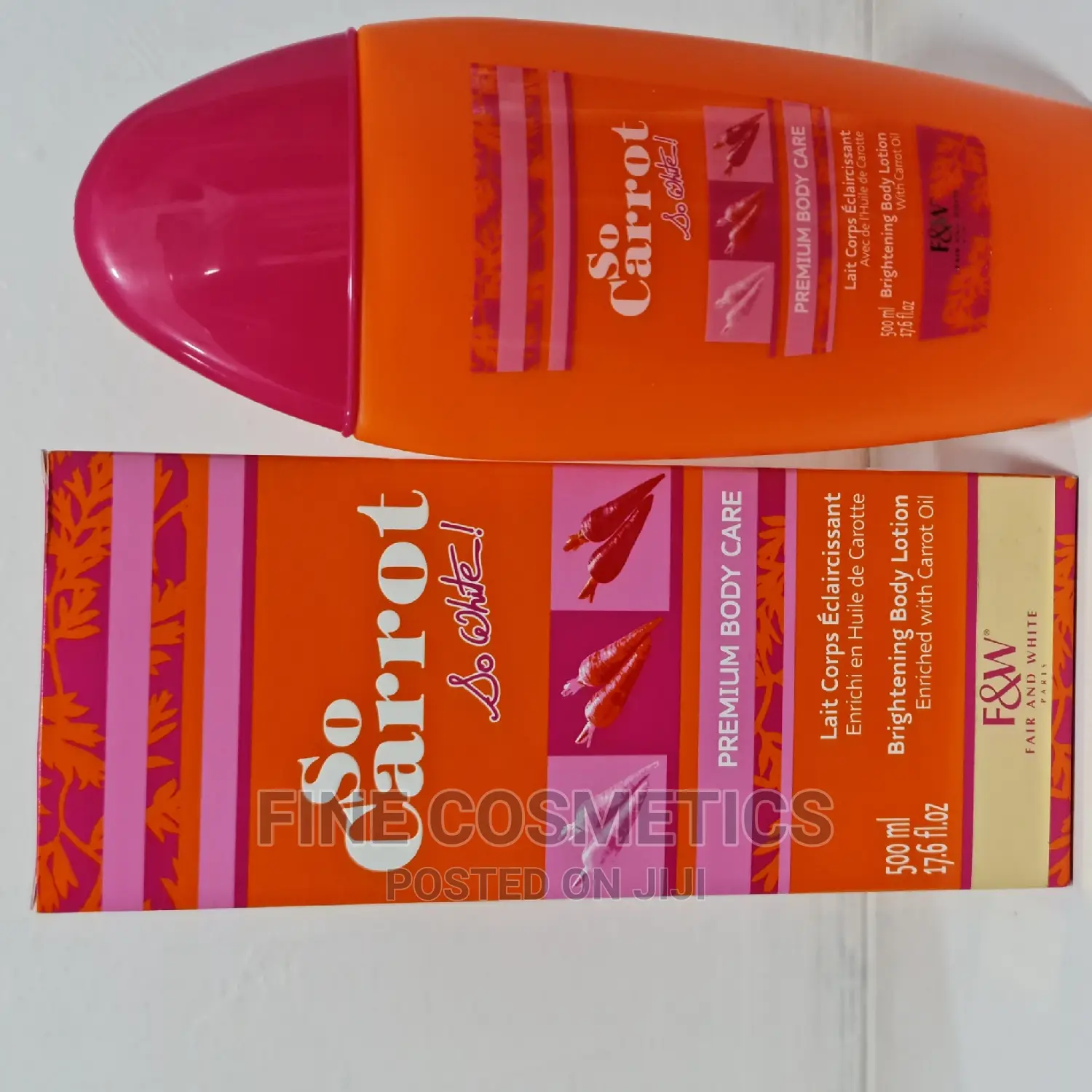 Original Fair and White So Carrot Brightening Lotion Big500g