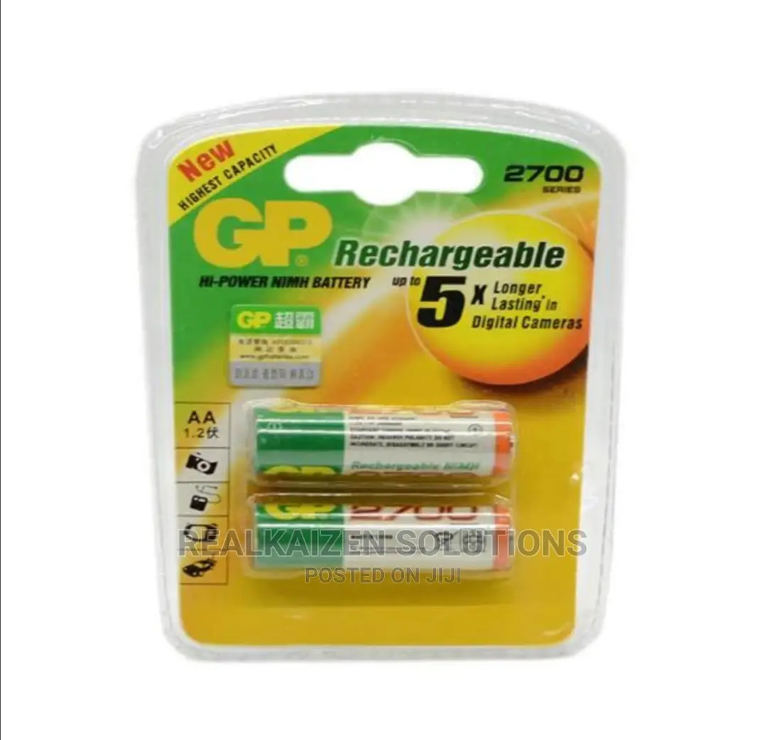GP 1.2V Rechargeable Nimh LSD AA 2700 Series 2600mah 2pcs