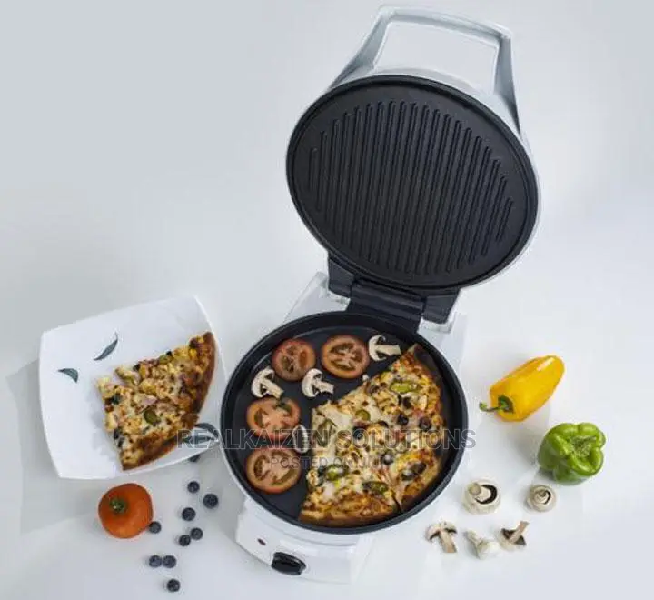 Geepas Non-Stick Double Heat Pizza Maker 1800W
