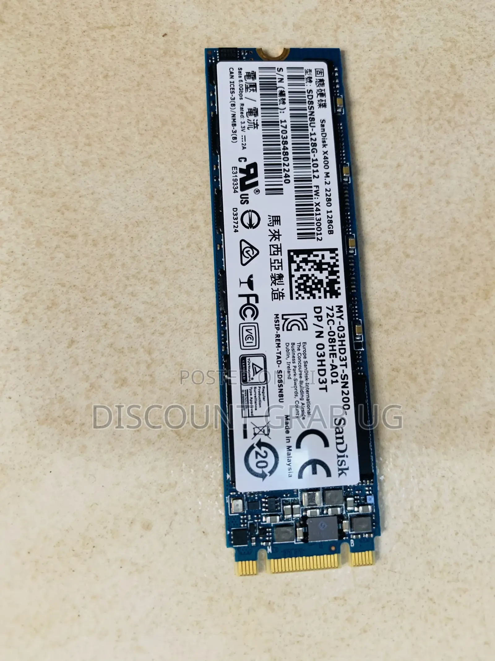 Sandisk 128gb M.2 Ssd