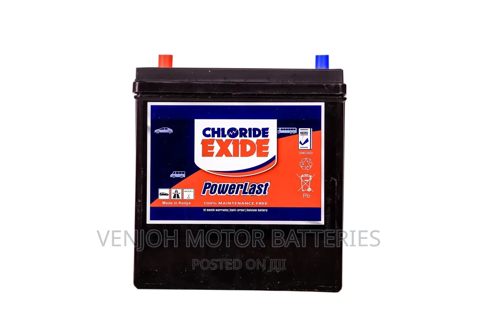 NS40 - 35 AH Powerlast Car Battery