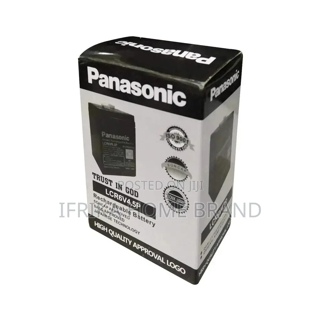 Panasonic Sealed Rechargeable Battery LCR6V4.5P