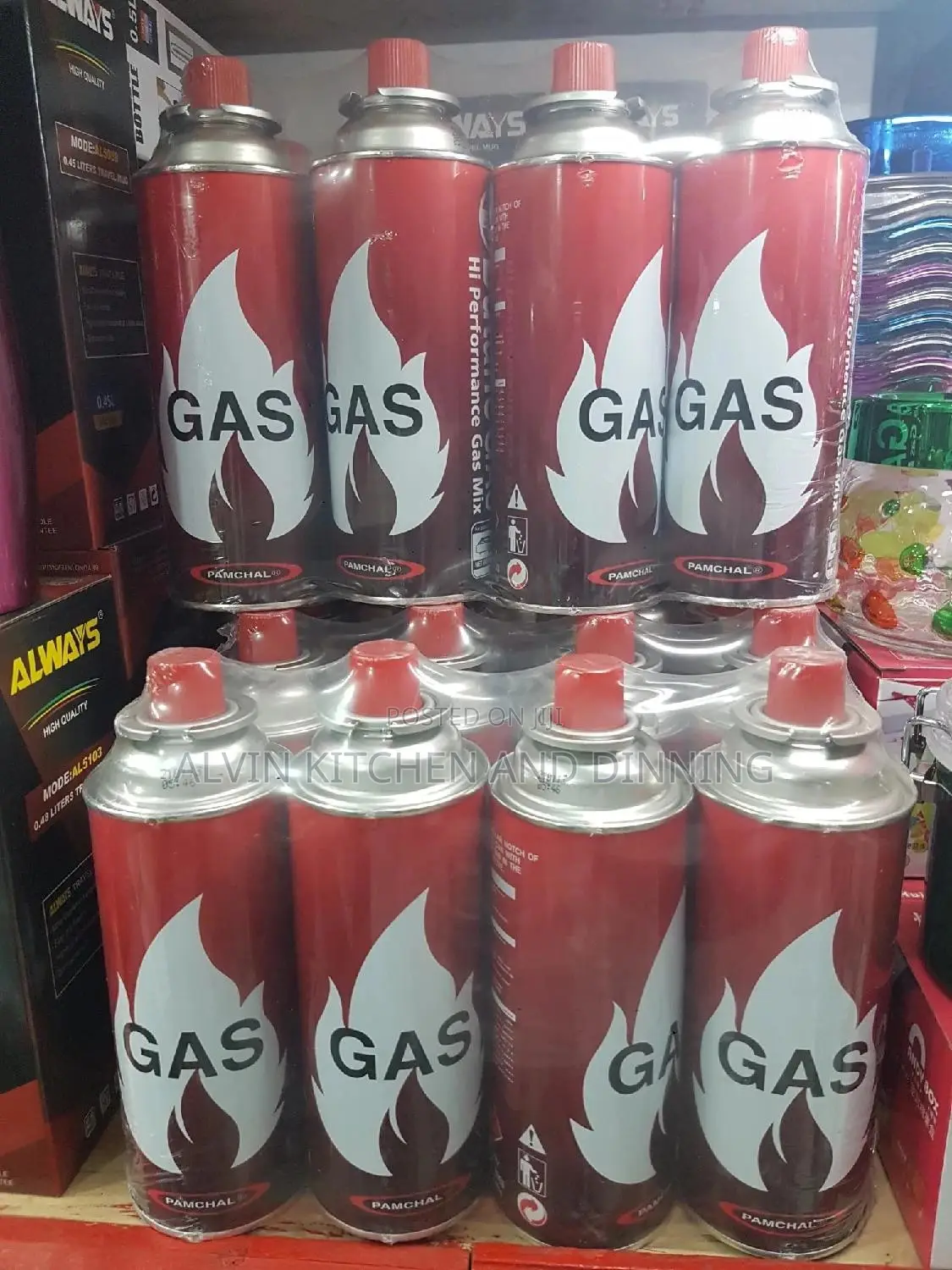 4 Cans Butane Fuel Gas Canister