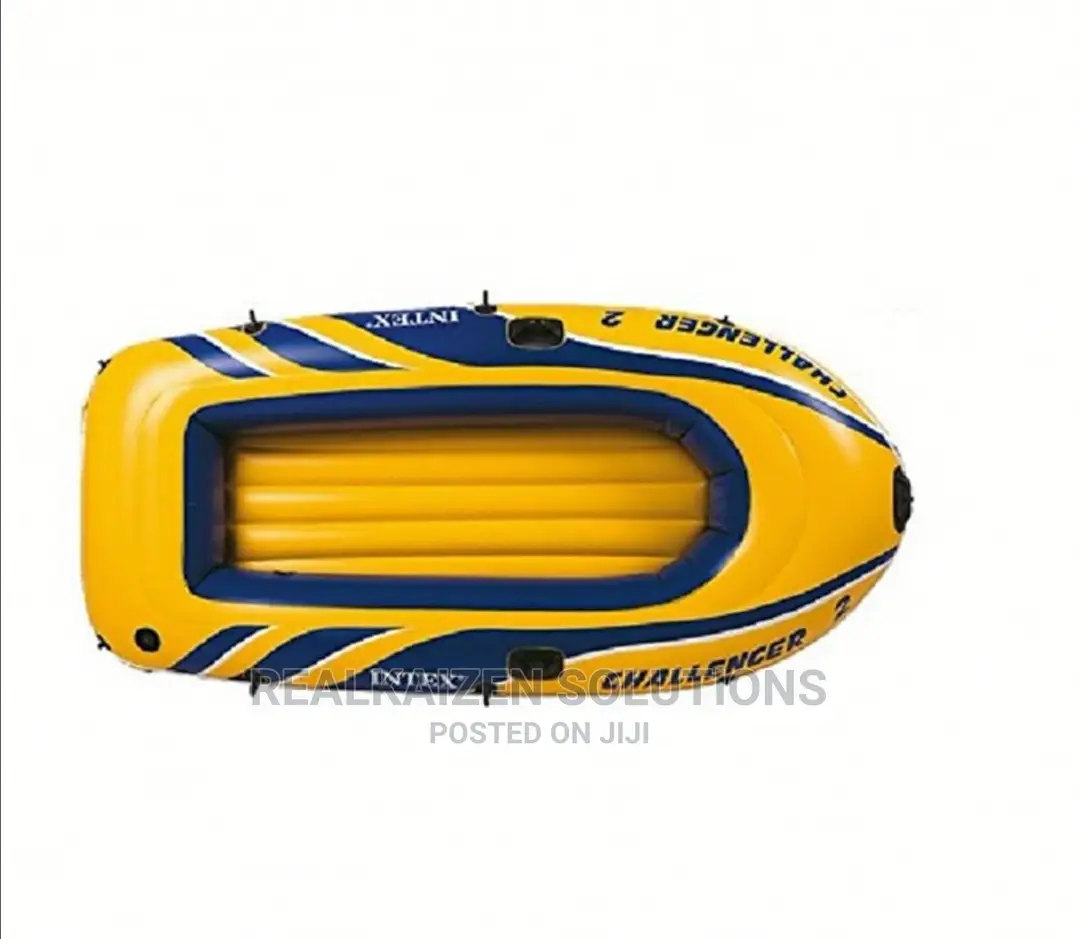 Intex Challenger 2 Inflatable Boat Set With Pump And Oars