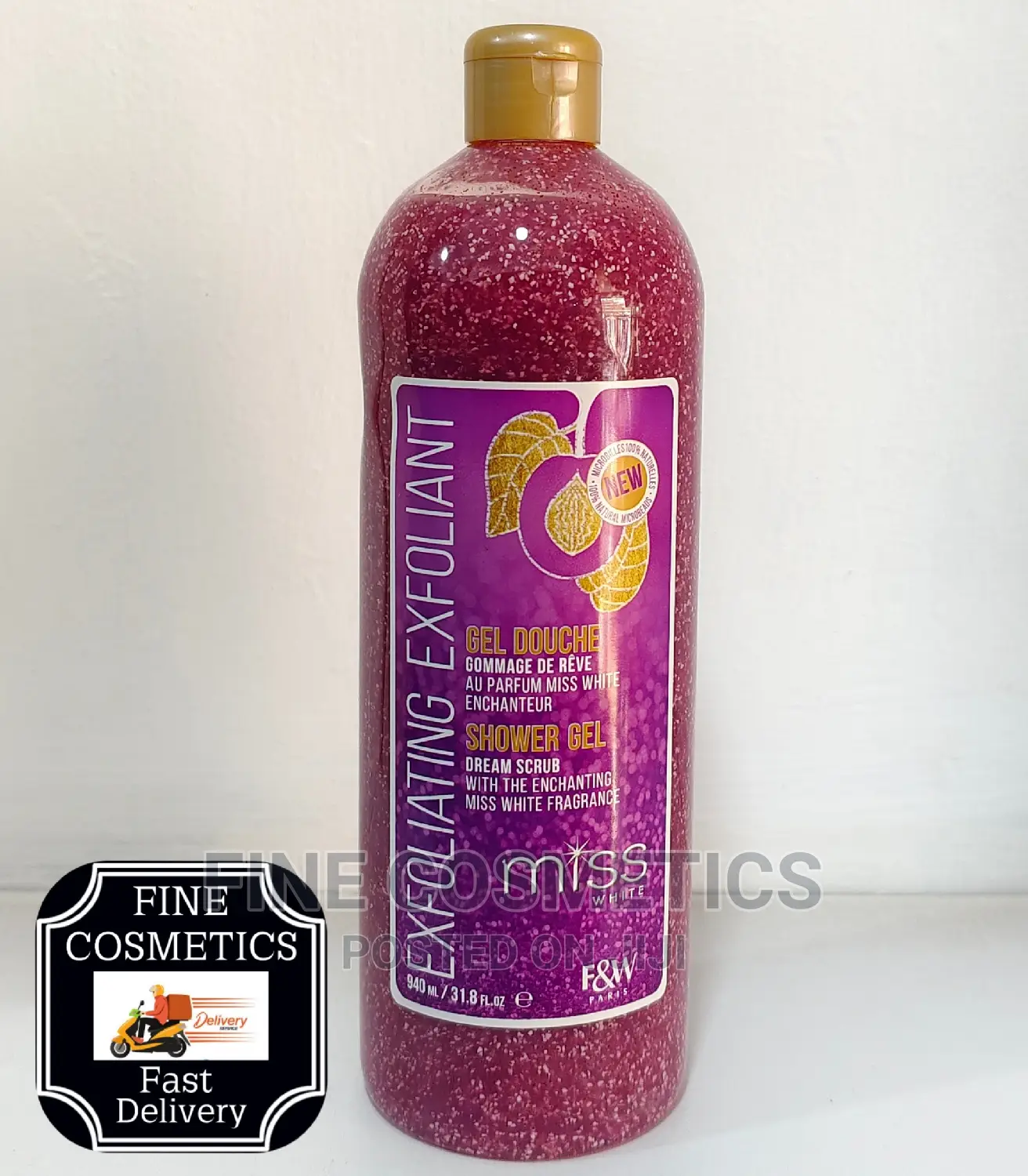ORIGINAL Fair and White Miss White Exfoliating Shower Gel