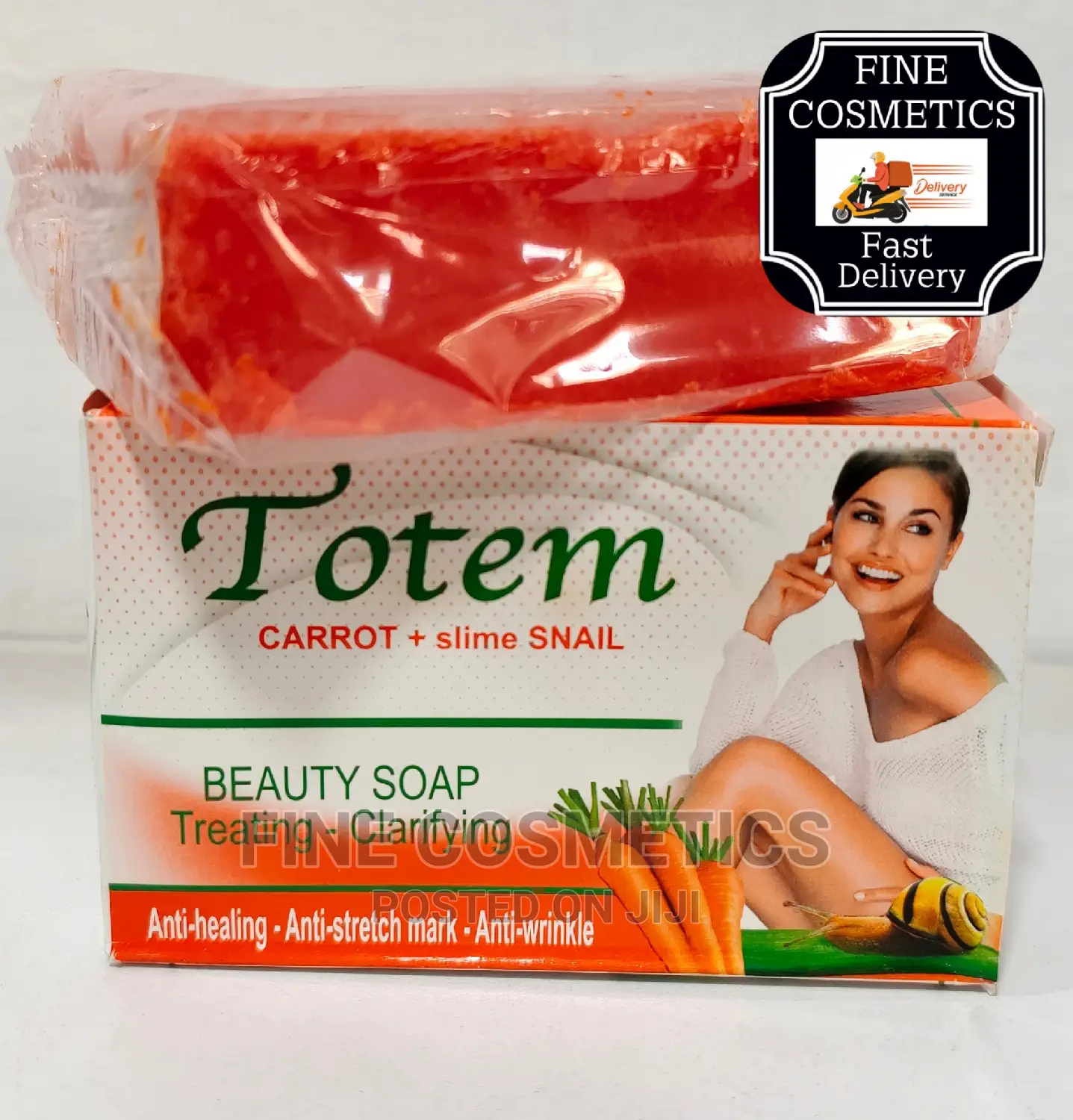 Totem Soap, Carrot Escargot Clarifying Beauty Soap / 350 G